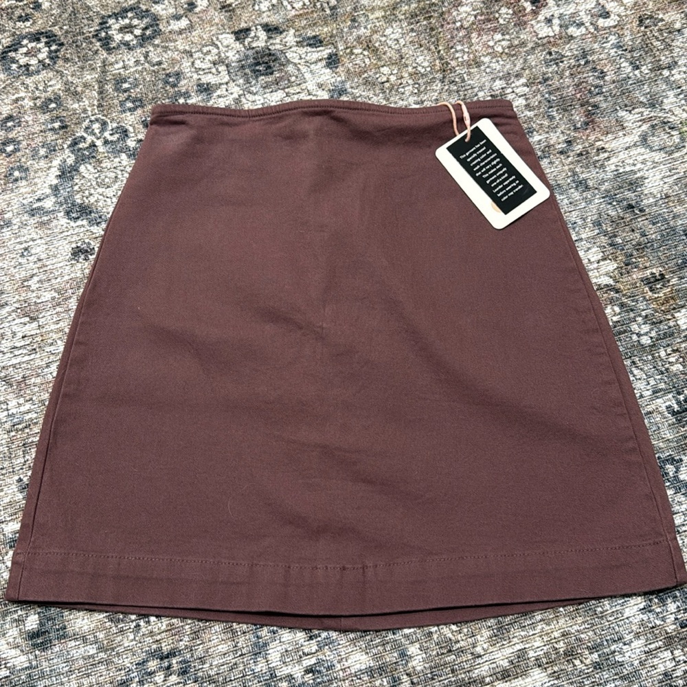 Gianni Bini Purple Mini Skirt
